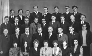 Коллектив кафедры МАХП (1974 г.)